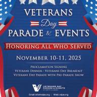 Veterans Day Parade and Events 2025