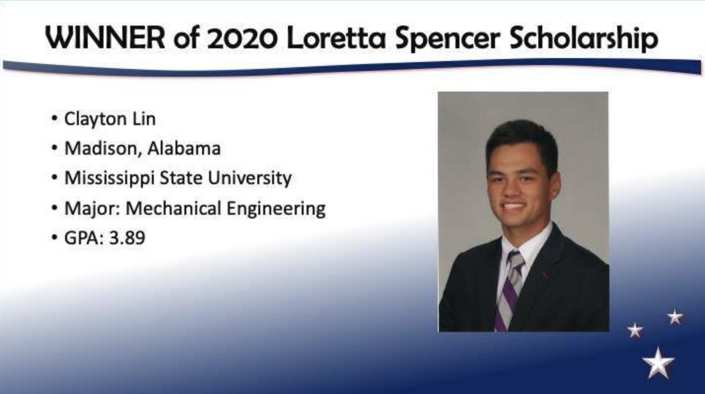 2020 Scholarship Recipients
