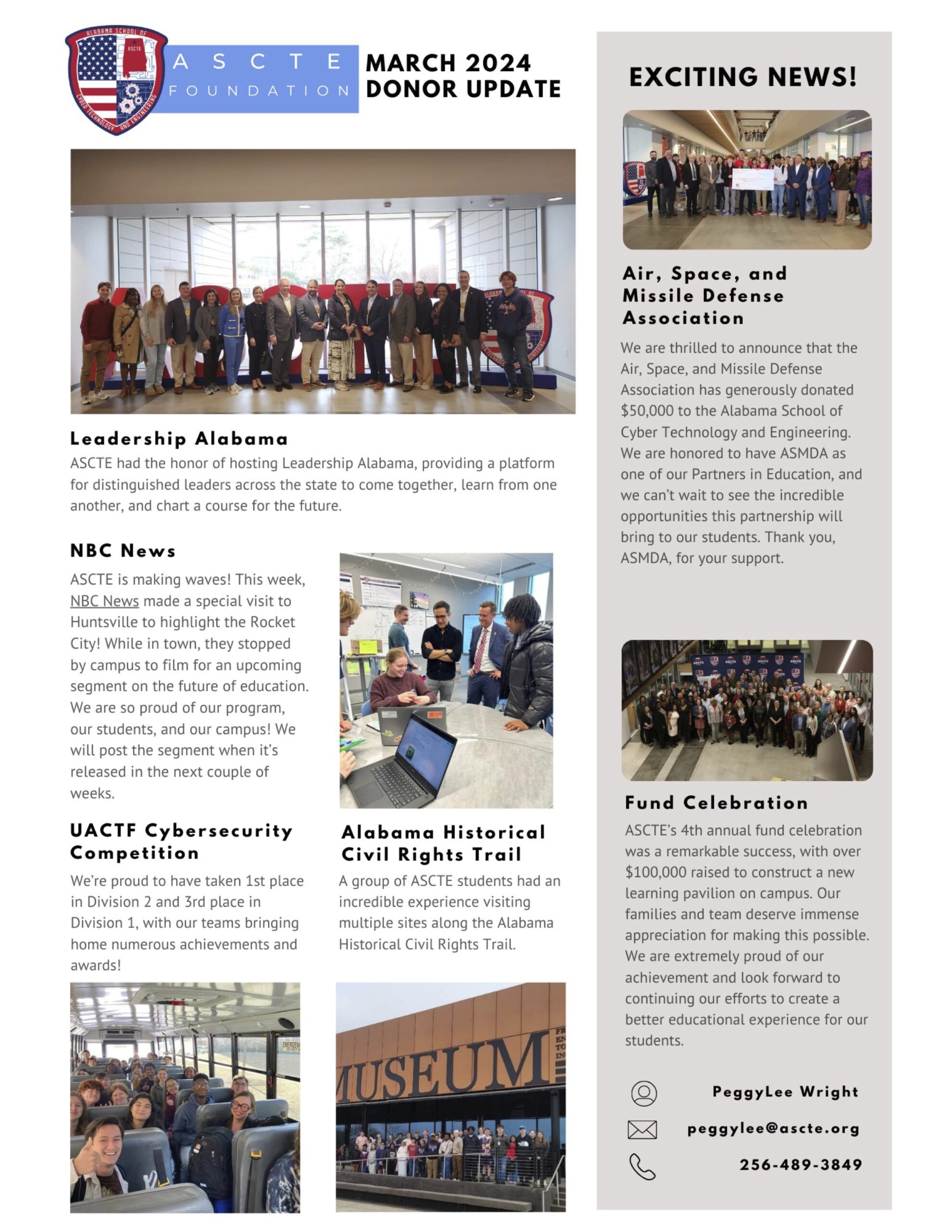 ASCTE March Newsletter