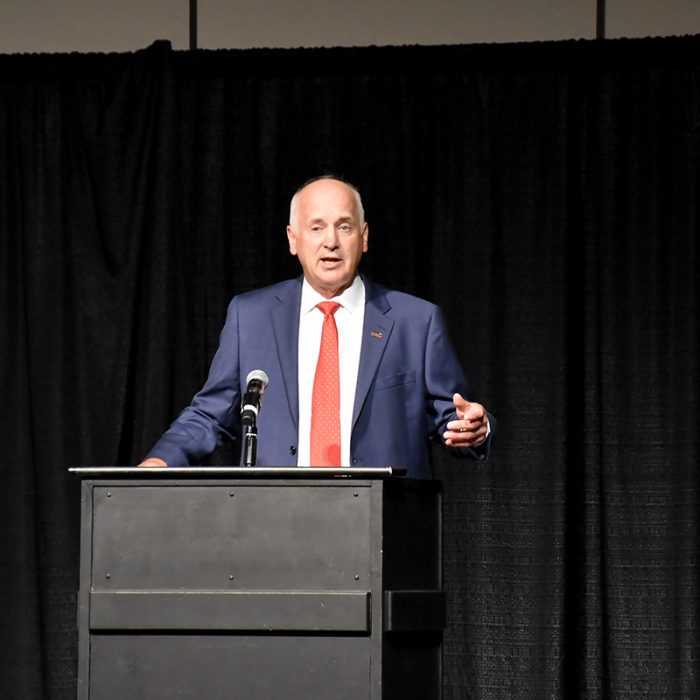 The Air, Space and Missile Defense Association recognizes several members of U.S. Army Space and Missile Defense Command and Redstone Arsenal at its annual luncheon at the Von Braun Center, Huntsville, Alabama, May 13, 2022. (photos by Ronald Bailey and Ayumi Davis)