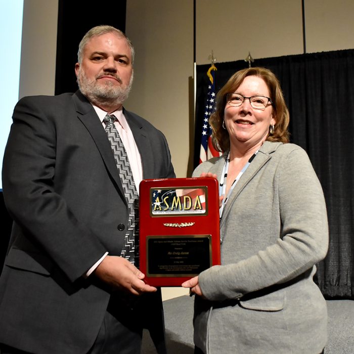 The Air, Space and Missile Defense Association recognizes several members of U.S. Army Space and Missile Defense Command and Redstone Arsenal at its annual luncheon at the Von Braun Center, Huntsville, Alabama, May 13, 2022. (photos by Ronald Bailey and Ayumi Davis)